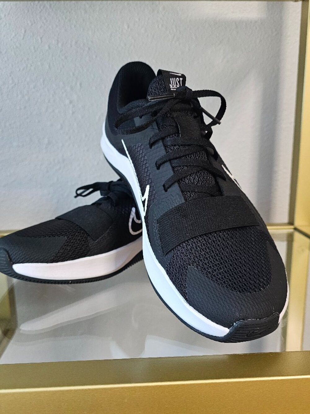 Nike MC Trainer 2 Black White Training Shoes Size 9 - Picture 4 of 5